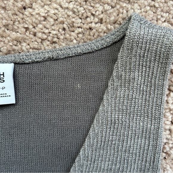 Smash + Tess Heather Gray Tuesday Wide Leg Sleeveless Romper Jumpsuit Size XS/S - Picture 5 of 9